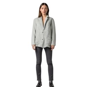 Vince Wool Blend Gray V Neck Thick Cardigan XL